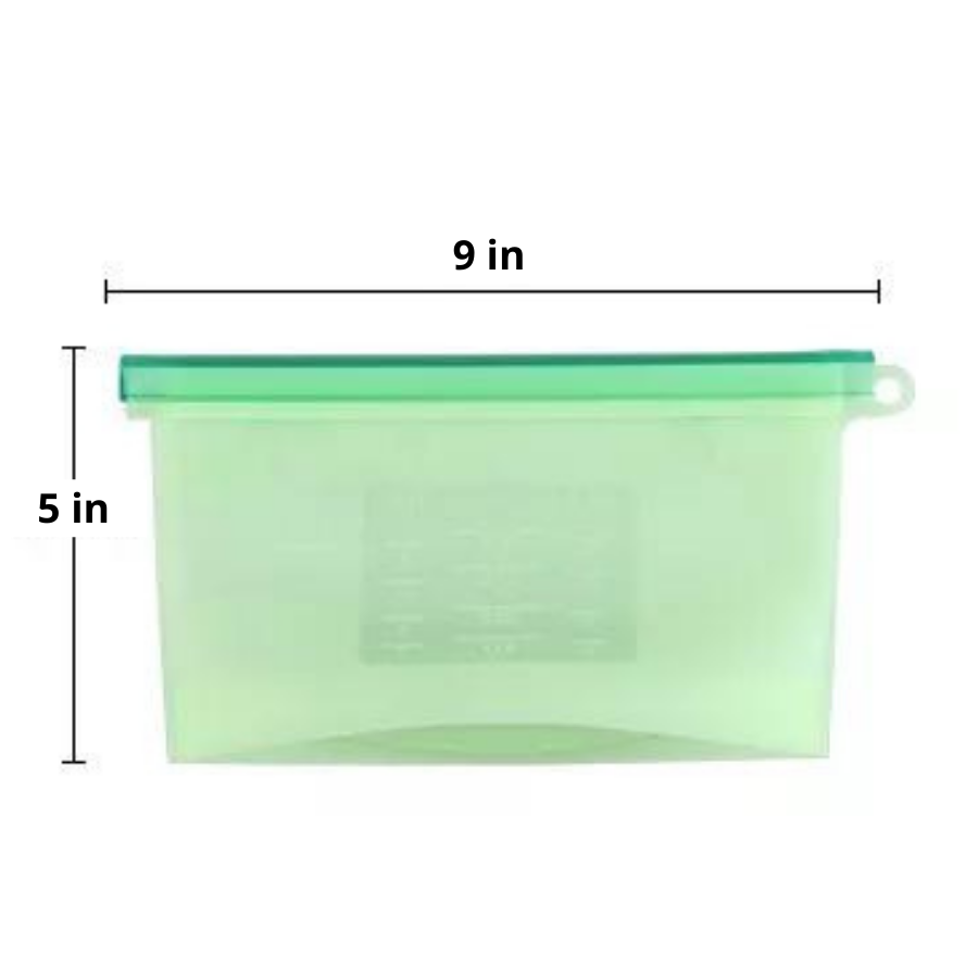 BOULEVARD BAKING  Small REUSABLE Silicone Food Storage Bags
