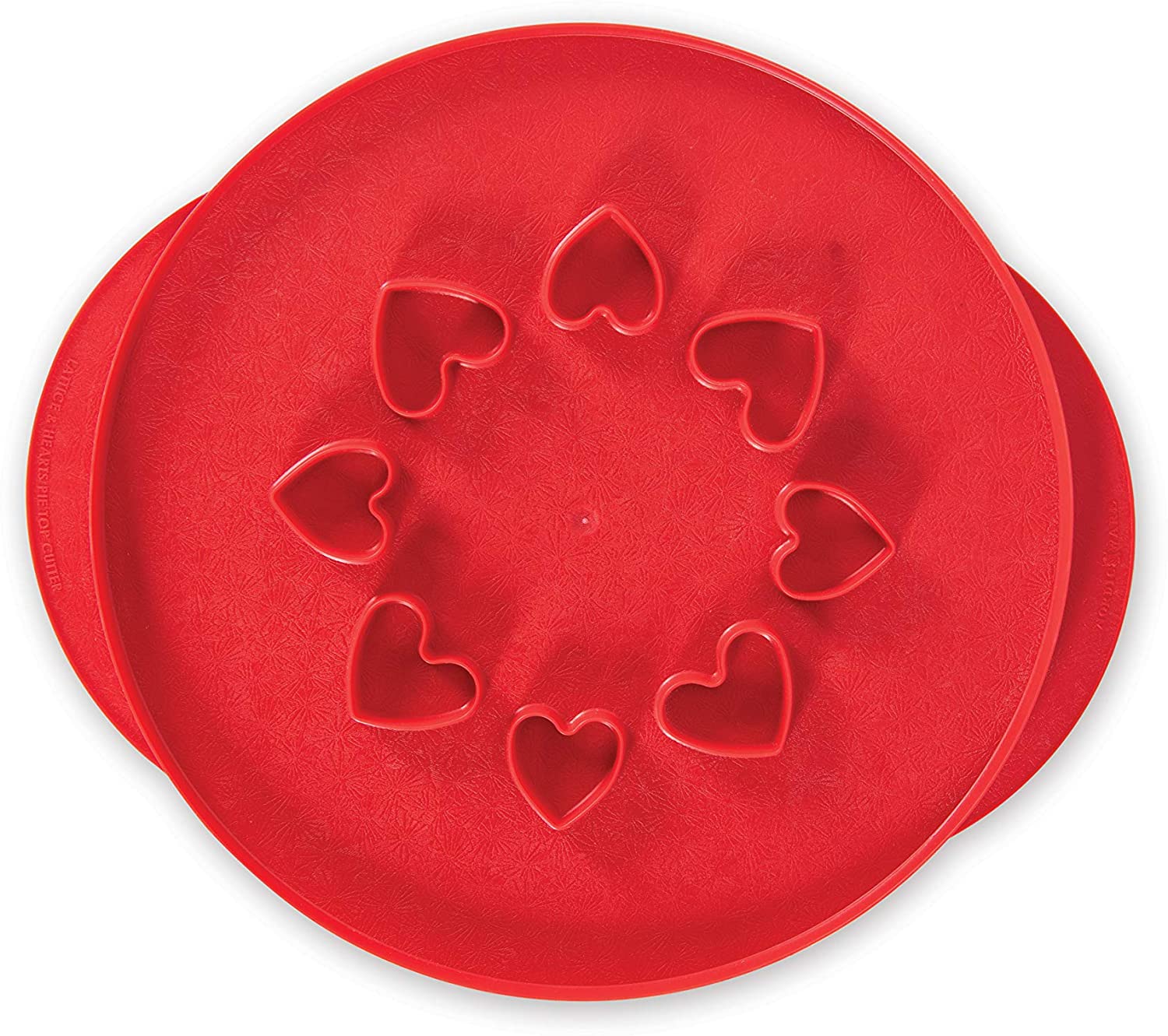 Nordic Ware LATTICE & HEARTS Reversible Pie Top Cutter
