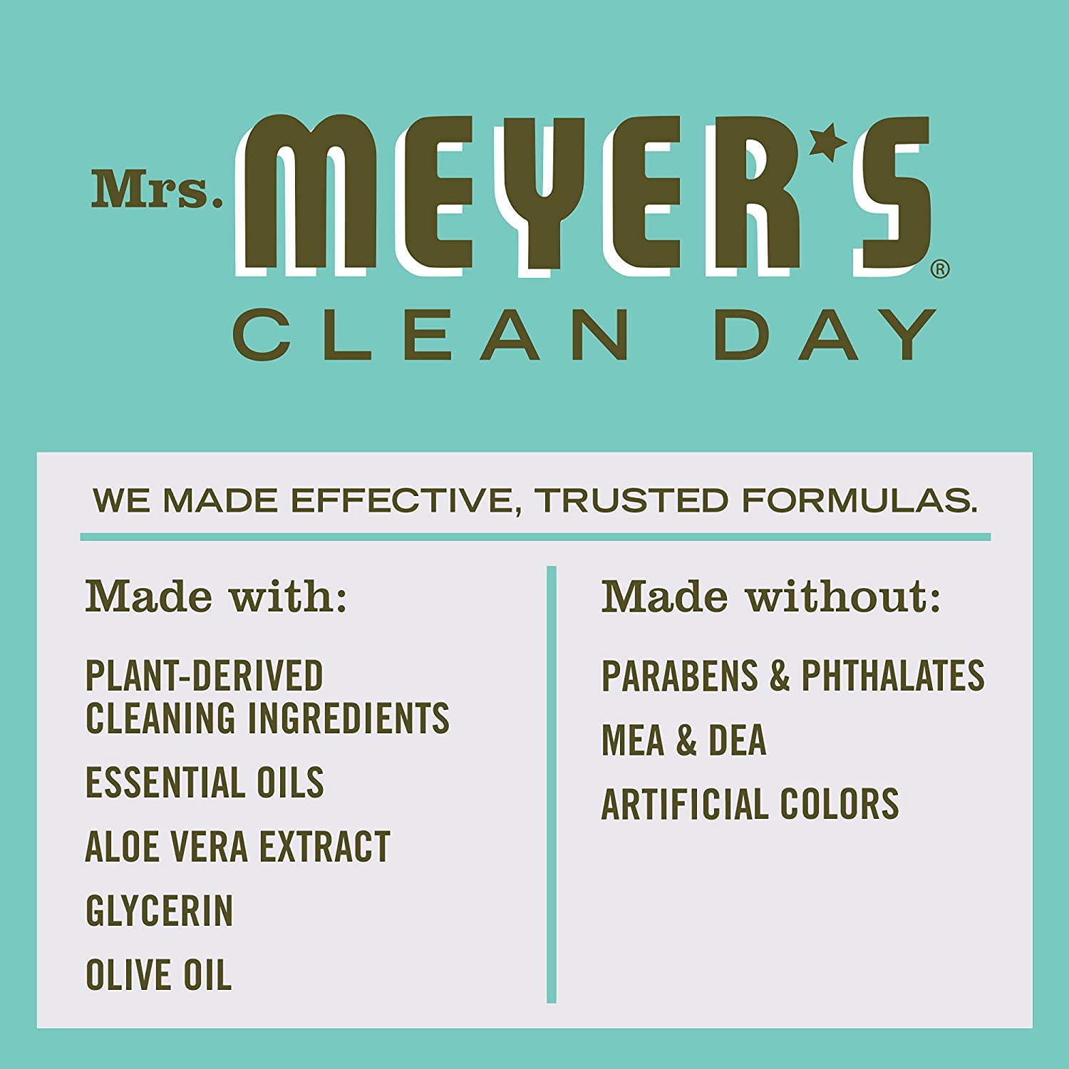 MRS. MEYER'S CLEAN DAY Hand Soap in Basil