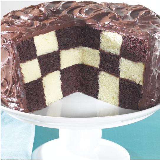 Nordic Ware EASY Checkerboard Cake Maker ~ Cake Ring